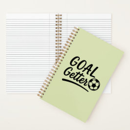 'Goal Getter' Soft Light Olive Green Journal Gesch Notizbuch