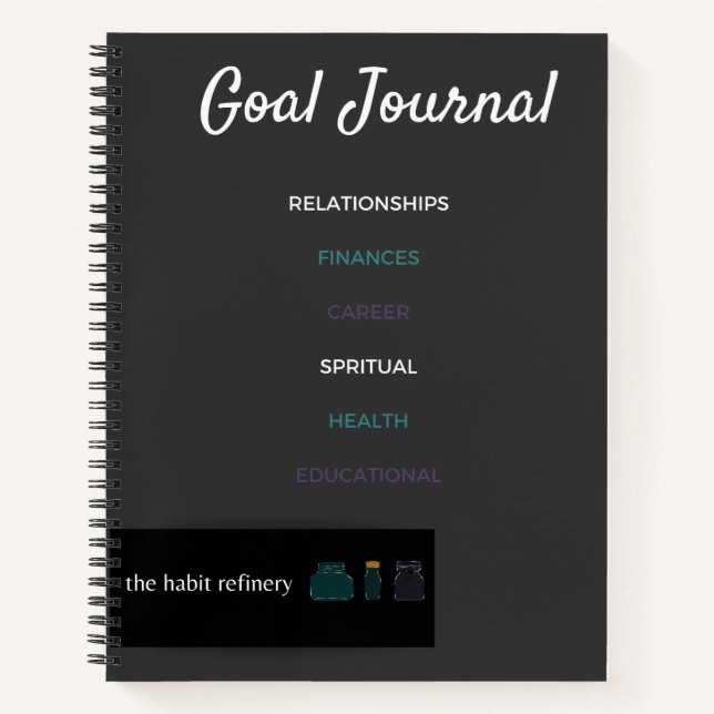 Goal Journal Notizbuch (Vorderseite)