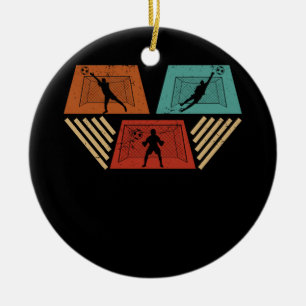 Goal Keeper Fußball Goalie Athlete Goalkeeper Goal Keramik Ornament