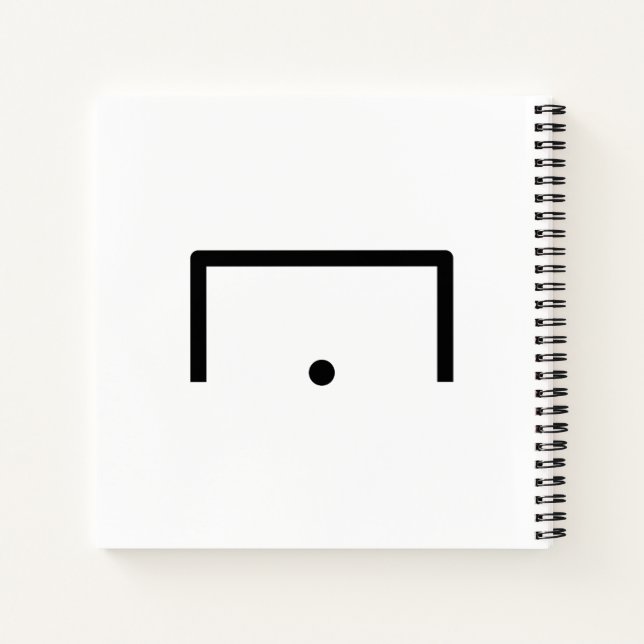Goal-Notebook Notizbuch (Rückseite)