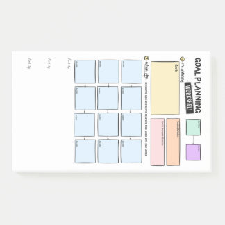 Goal planning for ADHD Post-It Notes Klebezettel