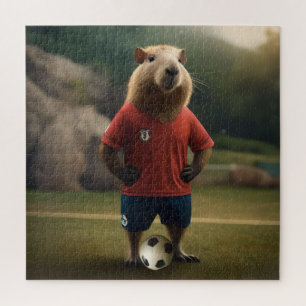 "Goal-Scoring Capybara: Der ultimative Fußballstar