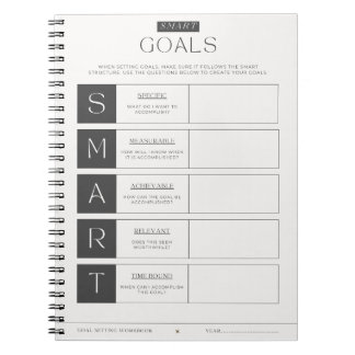 Goal Setting Notebook Notizblock
