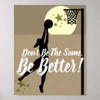 Goal Shooter Motivierend Netball Zitat