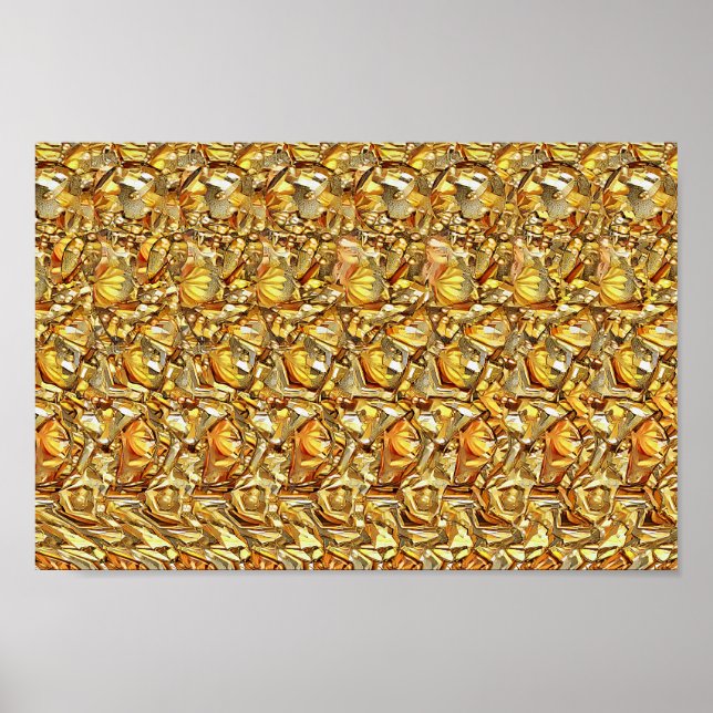 Goalden - Versteckter 3D-Druck Poster (Vorne)