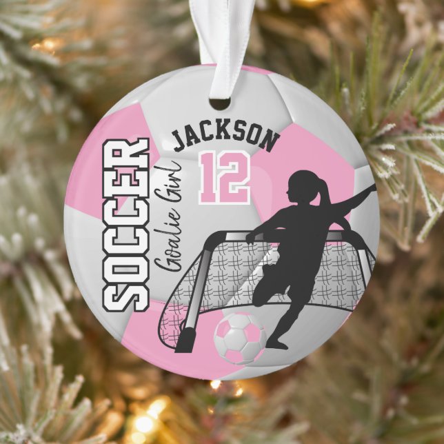 Goalie de football rose et blanc (Arbre)