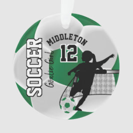 Goalie Girl Ornament