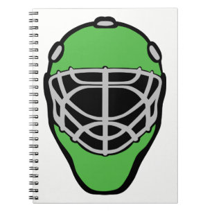 Goalie Mask Notizblock