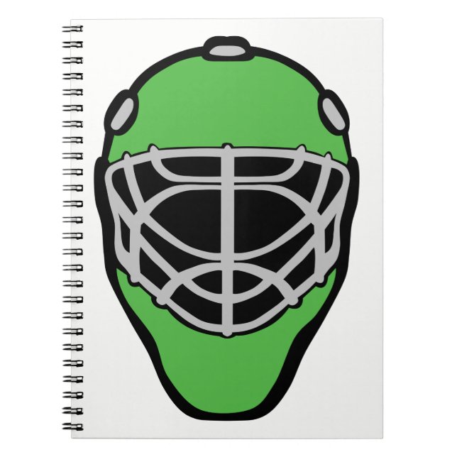 Goalie Mask Notizblock (Vorderseite)