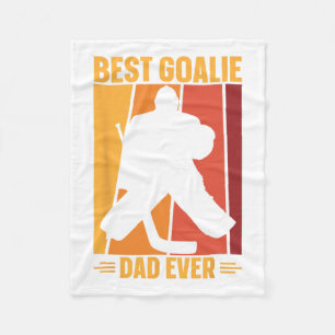 Goalie Vater Eishockey Eishockey Eishockey Hockey  Fleecedecke