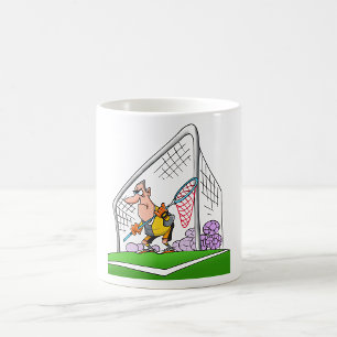 Goalkeeper de la caricature Mug