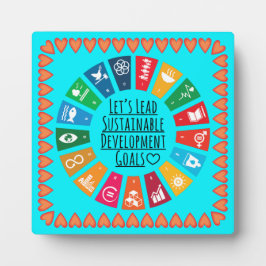 Goals Executive Desk Sign - ESG Office Motivator Fotoplatte