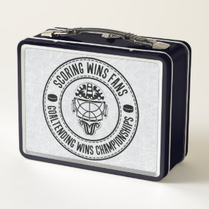 Goaltenhockey Goalie Lunch Container Metall Brotdose