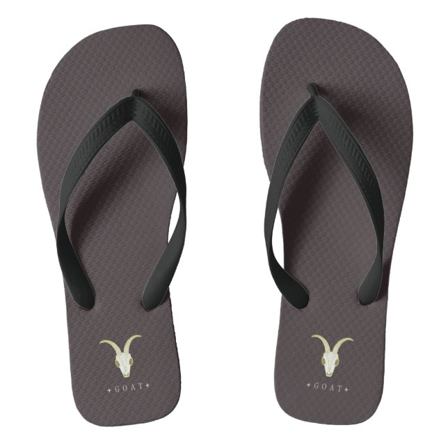 GOAT （チャコールグレー） ビーチサンダル FLIP FLOPS (Fußbett)