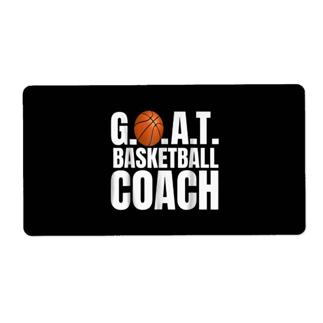 Goat Basketball Coach Geschenk (Vorne)