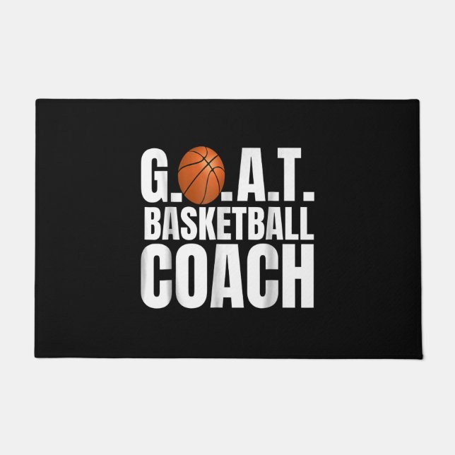 Goat Basketball Coach Geschenk Fußmatte (Vorderseite)