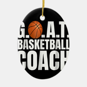 Goat Basketball Coach Geschenk Keramik Ornament