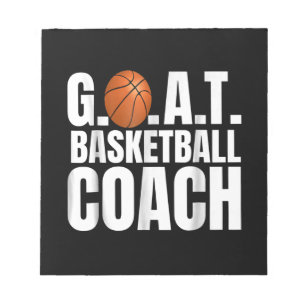 Goat Basketball Coach Geschenk Notizblock