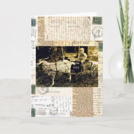 Goat Card Ephemera Karte
