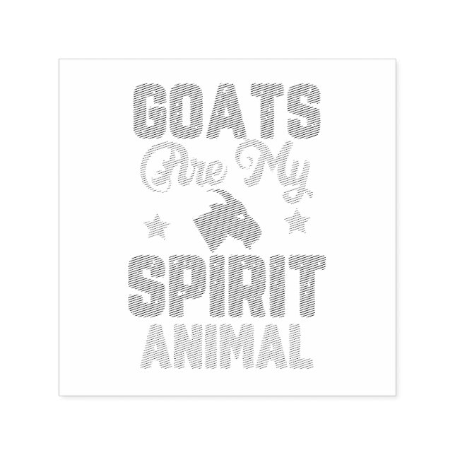 Goat design permastempel (Design)