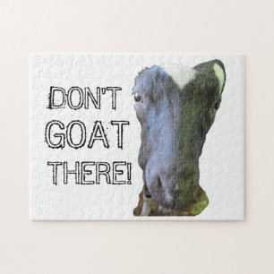 Goat "DON'T GOAT THERE!" Puzzle