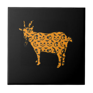 Goat Easy Halloween Fliese