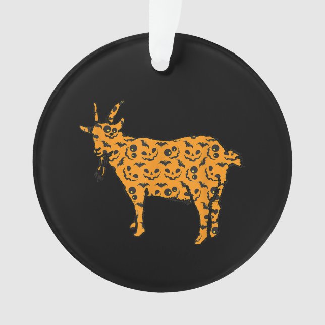 Goat Easy Halloween Ornament (Vorderseite)