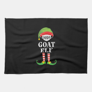 Goat Elf Matching Christmas Group Familie Geschirrtuch