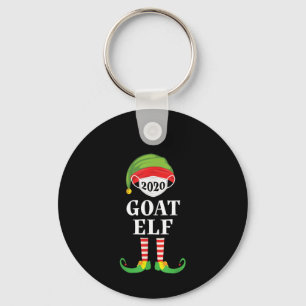 Goat Elf Matching Christmas Group Familie Schlüsselanhänger