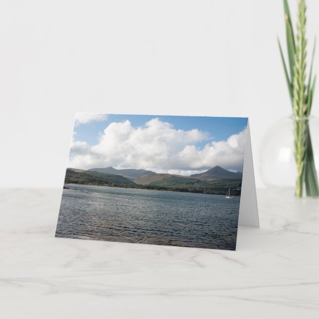 Goat Fell Scotland Dankeskarte (Vorderseite)