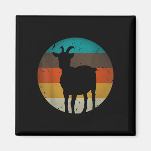 Goat Gift Vintage Retro Funny Dairy Farmer Animal Magnet
