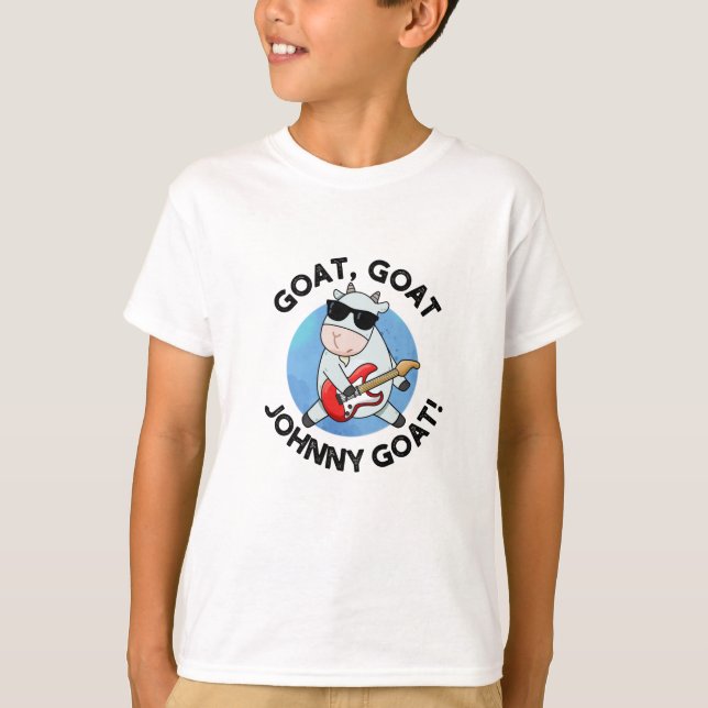 Goat Goat Johnny Goat Funny Music Animal Pub T-Shirt (Vorderseite)