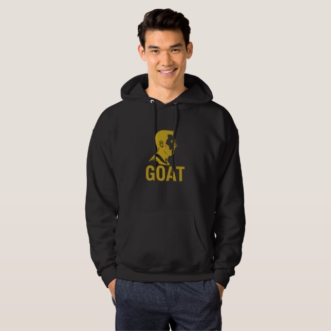 GOAT Gold Crown Minimalist Hoodie (Vorne ganz)