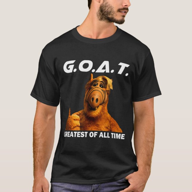 Goat Greatest Of All Time Funny Meme  T-Shirt (Vorderseite)