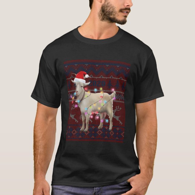 Goat Lights Ugly Sweat Goat Lover Cadeau Pour Chri (Devant)