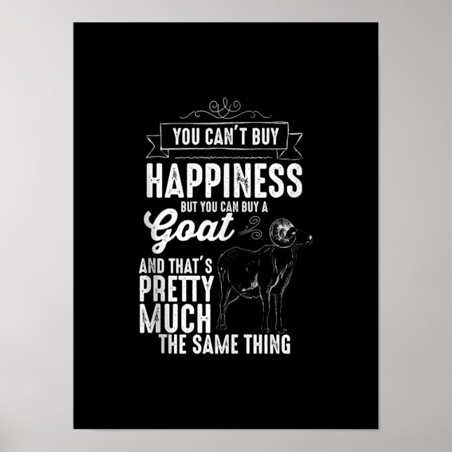 Goat Lover Goat Gift Poster (Vorne)