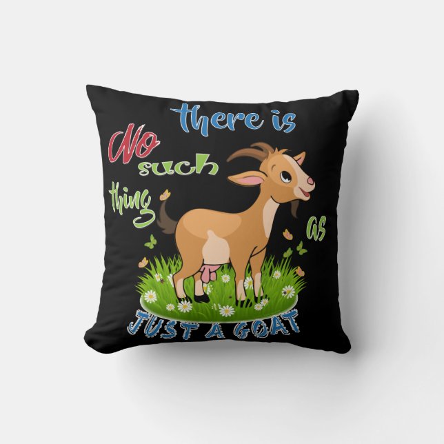 GOAT Lover | Nur eine Ziege GetYerGoat™ Kissen (Vorderseite)