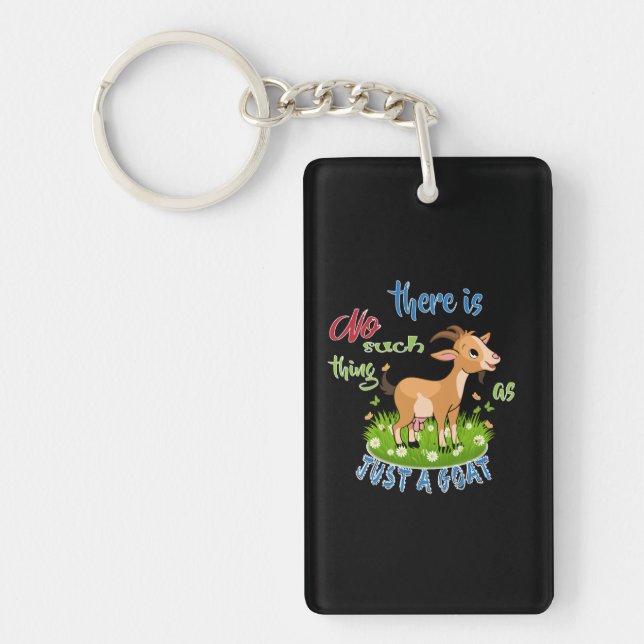GOAT Lover | Nur eine Ziege GetYerGoat™ Schlüsselanhänger (Vorderseite)