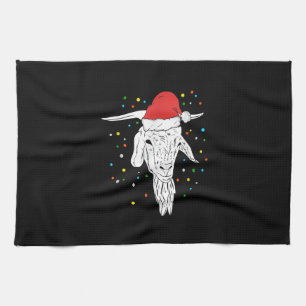 Goat Lover Weihnachtsfeiertage Geschirrtuch