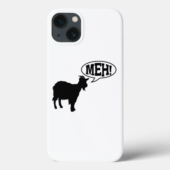 Goat Meh Case-Mate iPhone Hülle (Rückseite)