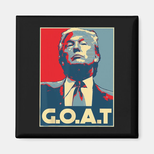 Goat Middle Finger Election 2024 Republikanisches  Magnet (Vorne)