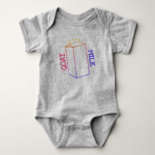 Goat Milk Onsie Baby Bodysuit Strampler
