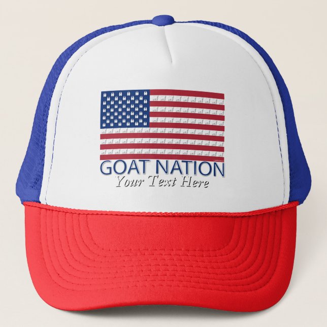 GOAT NATION The American Goat GetYerGoat™ Truckerkappe (Vorderseite)