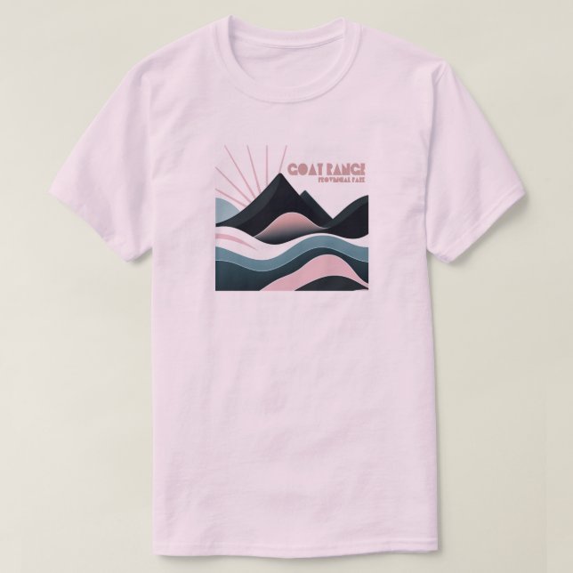 Goat Range Provincial Park Colored Hills T-Shirt (Design vorne)