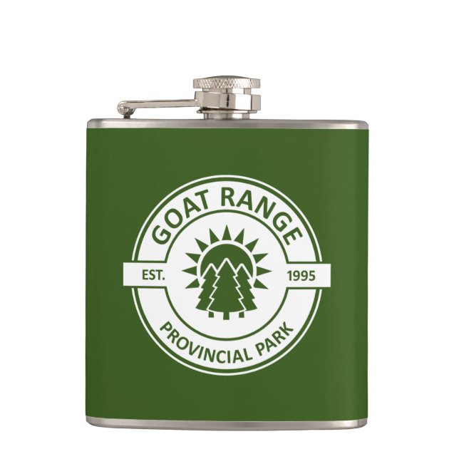 Goat Range Provincial Park Flachmann (Vorderseite)