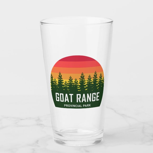 Goat Range Provincial Park Glas (Vorderseite)