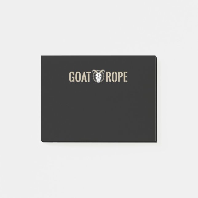 Goat Rope Decoration Goat Gift Post-it Klebezettel (Vorderseite)
