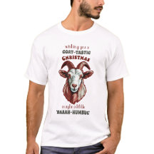 "Goat-Tastic Holidays: 'Baah-Humbug' Spaß