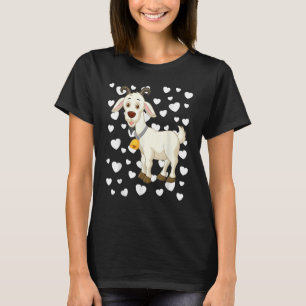 Goat Theme Baby Boy Blue Kinderzimmer Room Heart T T-Shirt