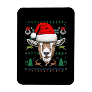 Goat Ugly Christmas Weihnachtsgeschenk Magnet